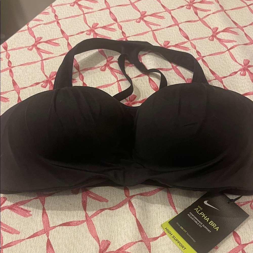 Nike Black Alpha Bra High Support Sports Bra
